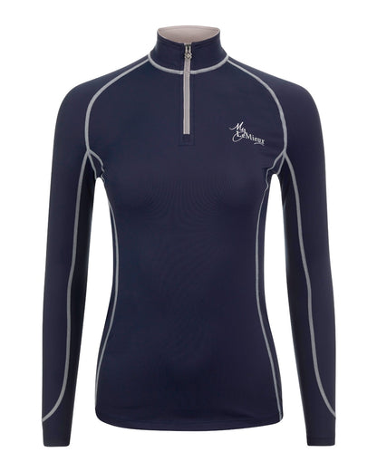 LeMieux Base Layer Navy: Long Sleeve Technical Riding Shirt from Equiflair