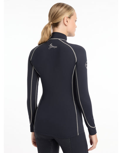 LeMieux Base Layer - Navy. UV50+ Equestrian Riding Top by Equiflair. Women's Fashion. Comfortable, Breathable.