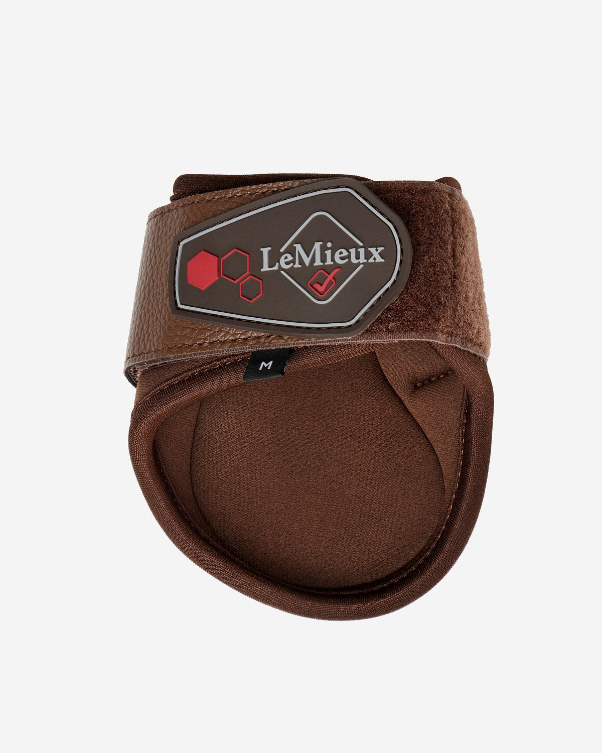LeMieux Impact Compliant Fetlock Boots - Brown Horse Leg Protection, Airflow, Secure Fit, FEI & BS Compliant