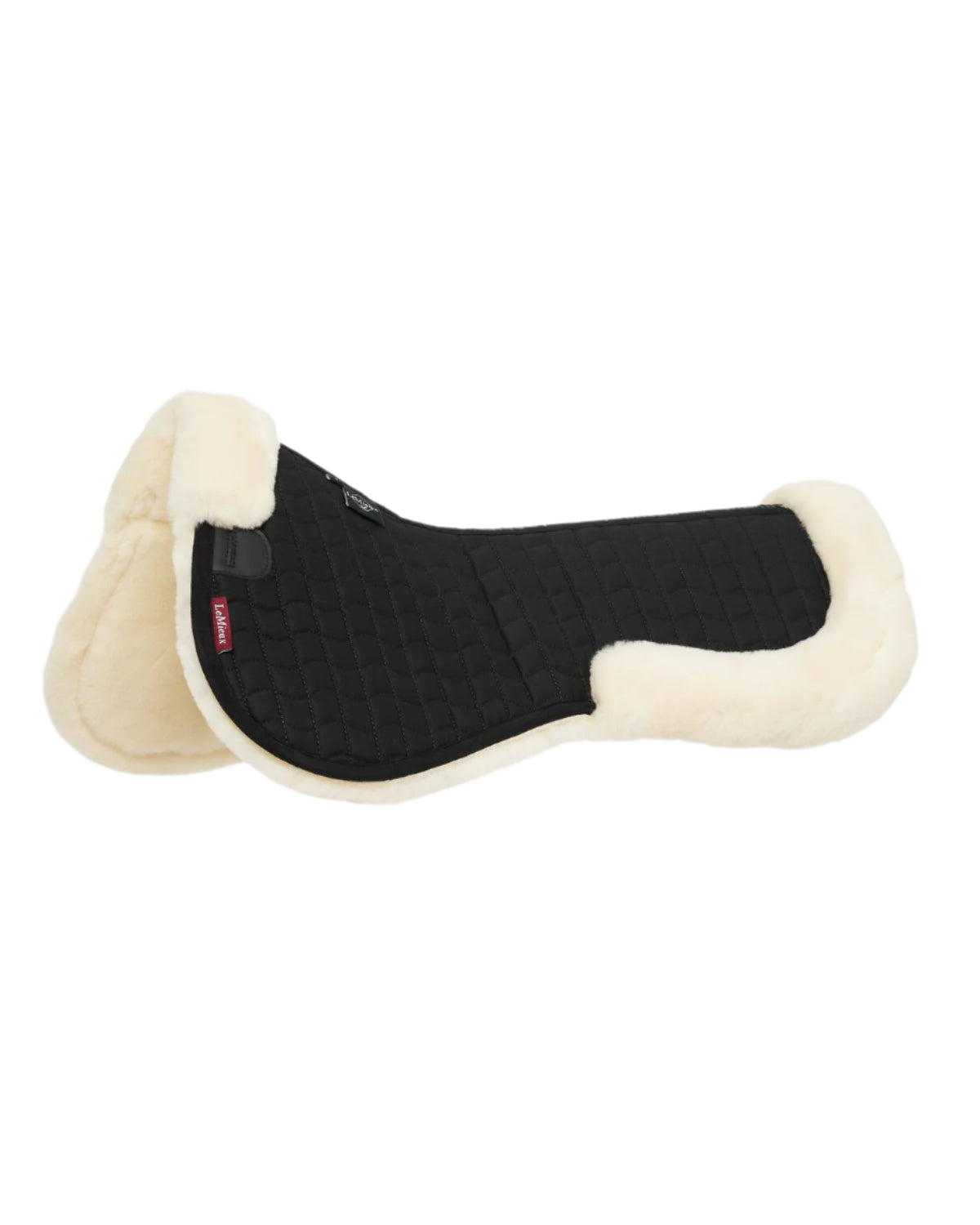 LEMIEUX MERINO+ Half Pad - Black/Natural: Premium Saddle Pad for Horse Riding Comfort & Support | Equiflair Saddlery