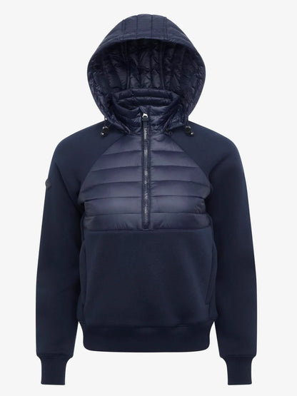 LeMieux Harley Hybrid Hoodie in Navy: Detachable Hood, Half Zip - Premium Equestrian & Sportswear Jacket