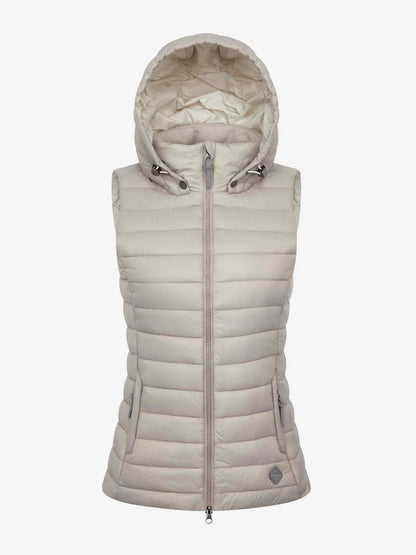 LeMieux Tilly Ash Hooded Puffer Gilet - Lightweight, Water-Resistant Vest with Detachable Hood. Equiflair