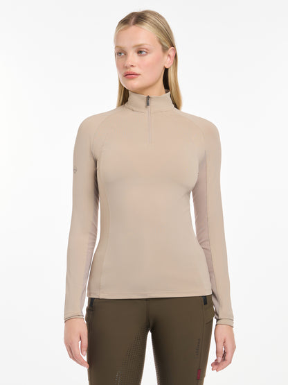 LEMIEUX HALLE Lightweight Base Layer - Almond | UV Protection | Equiflair
