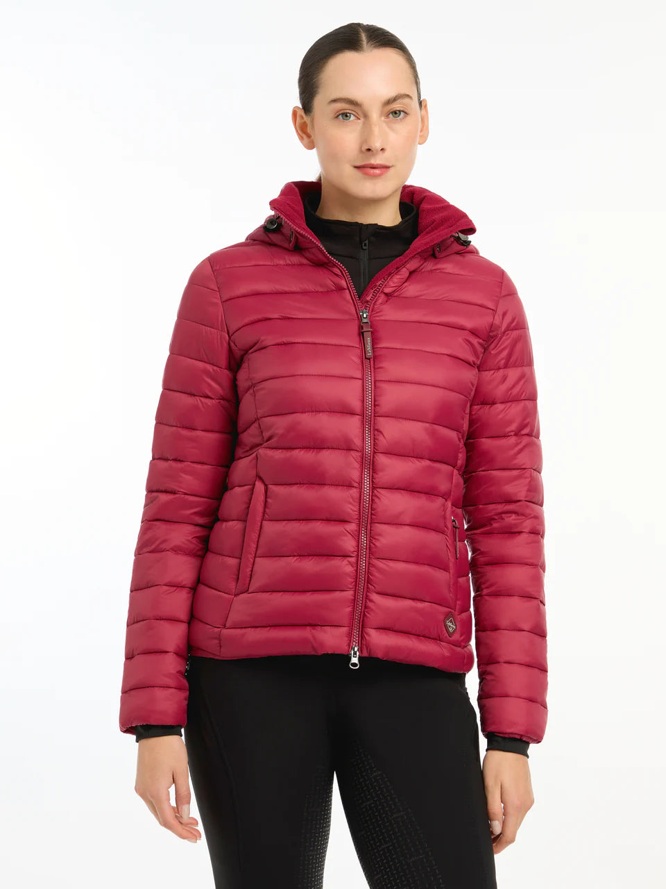LEMIEUX Tilly Hooded Puffer Jacket - Ember - Womens Quilted Outdoor Coat