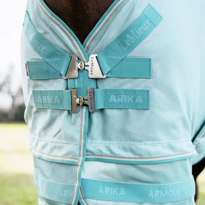 LeMieux Arika Armour-Tek Fly Rug Aqua - Horse Fly Protection, UV Rated - Equiflair