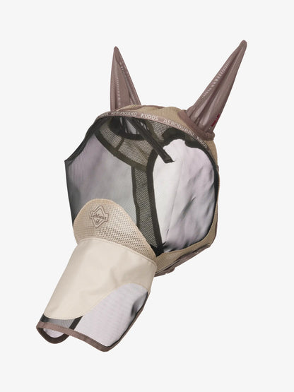 LeMieux Kudos AeroGuard Full Fly Mask Pecan
