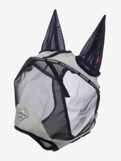 LeMieux Kudos AeroGuard Half Fly Mask Navy