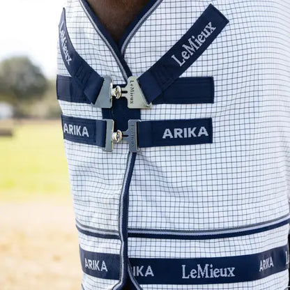 LEMIEUX ARIKA Field Rug White: Horse Rug for UV Protection, Breathable Material - Arika Collection