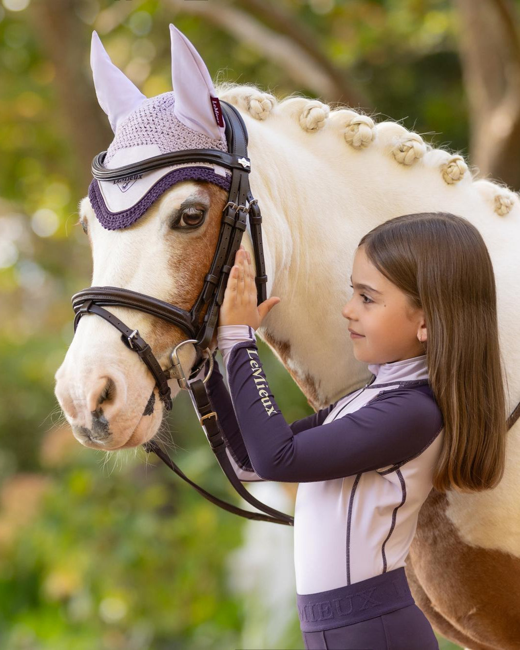 LeMieux Mini Classic Fly Hood Lilac