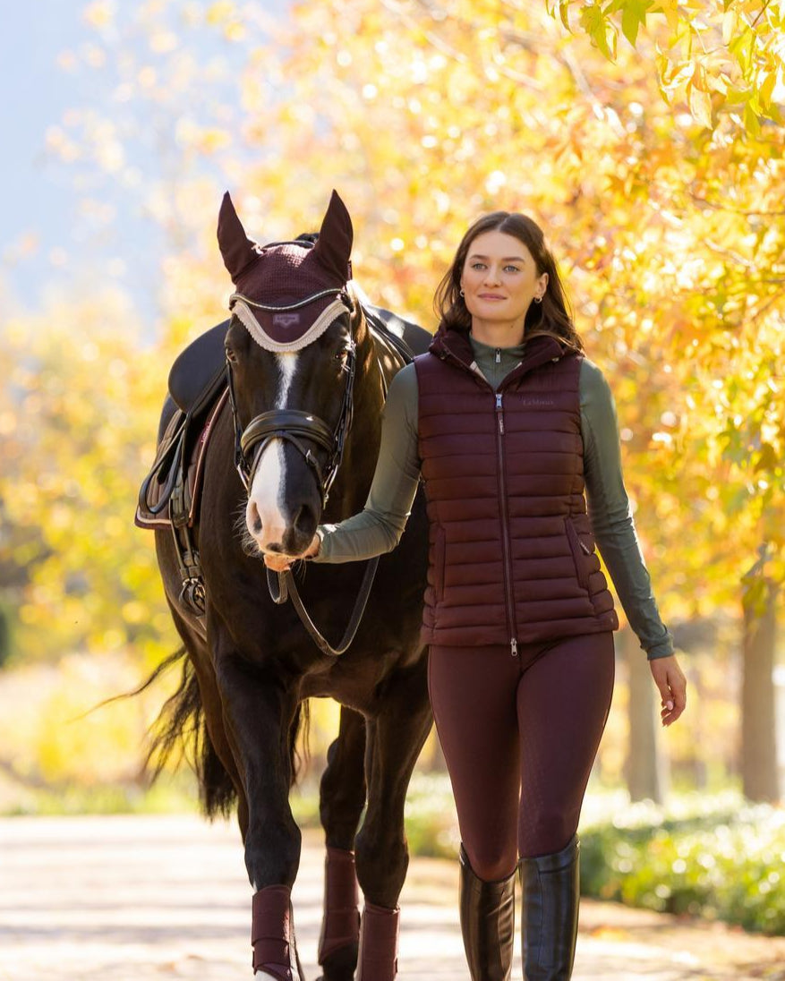 LeMieux Loire Fly Hood Damson