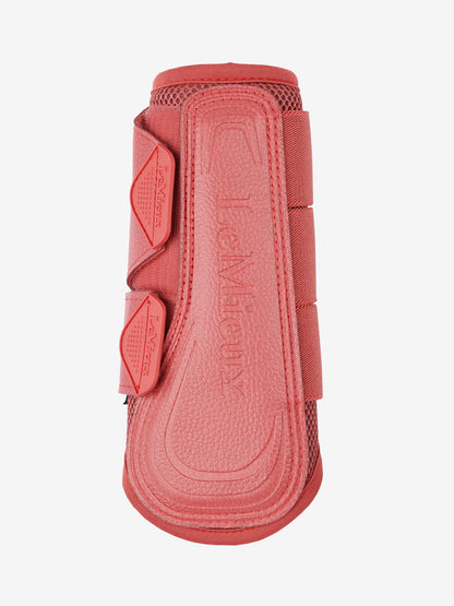 LeMieux Arika Mesh Brushing Boots Cranberry