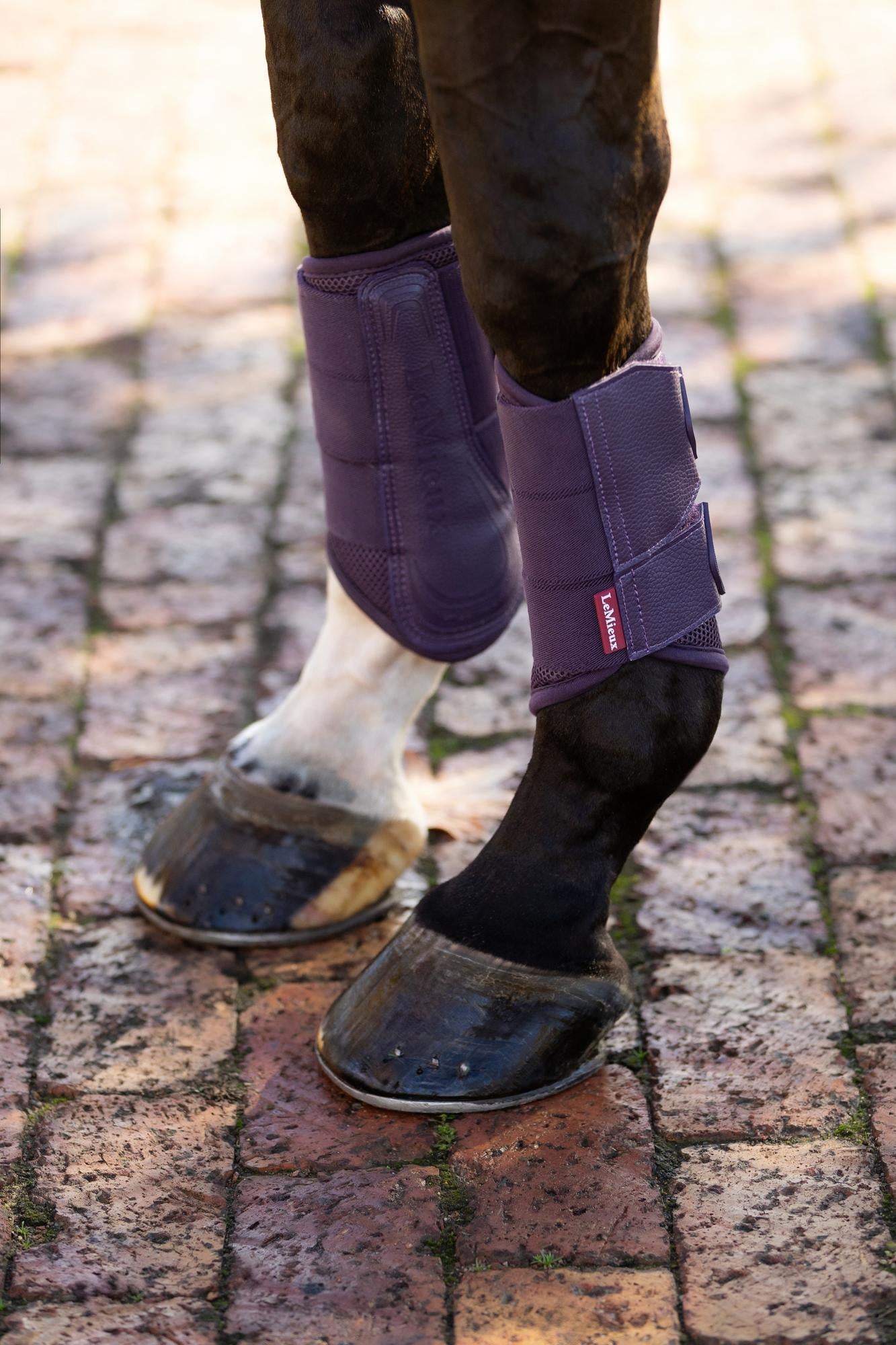 LeMieux Arika Mesh Brushing Boots Juniper