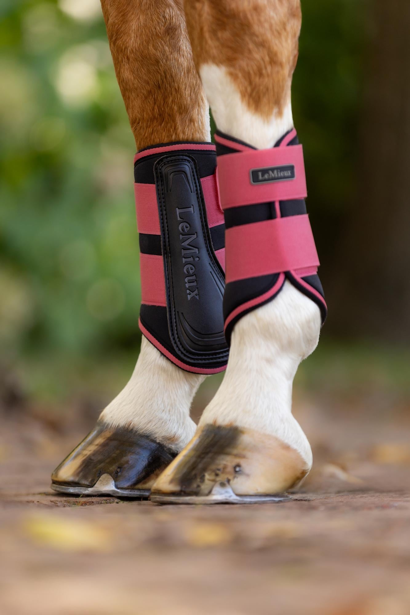 LeMieux Grafter Brushing Boots Cranberry