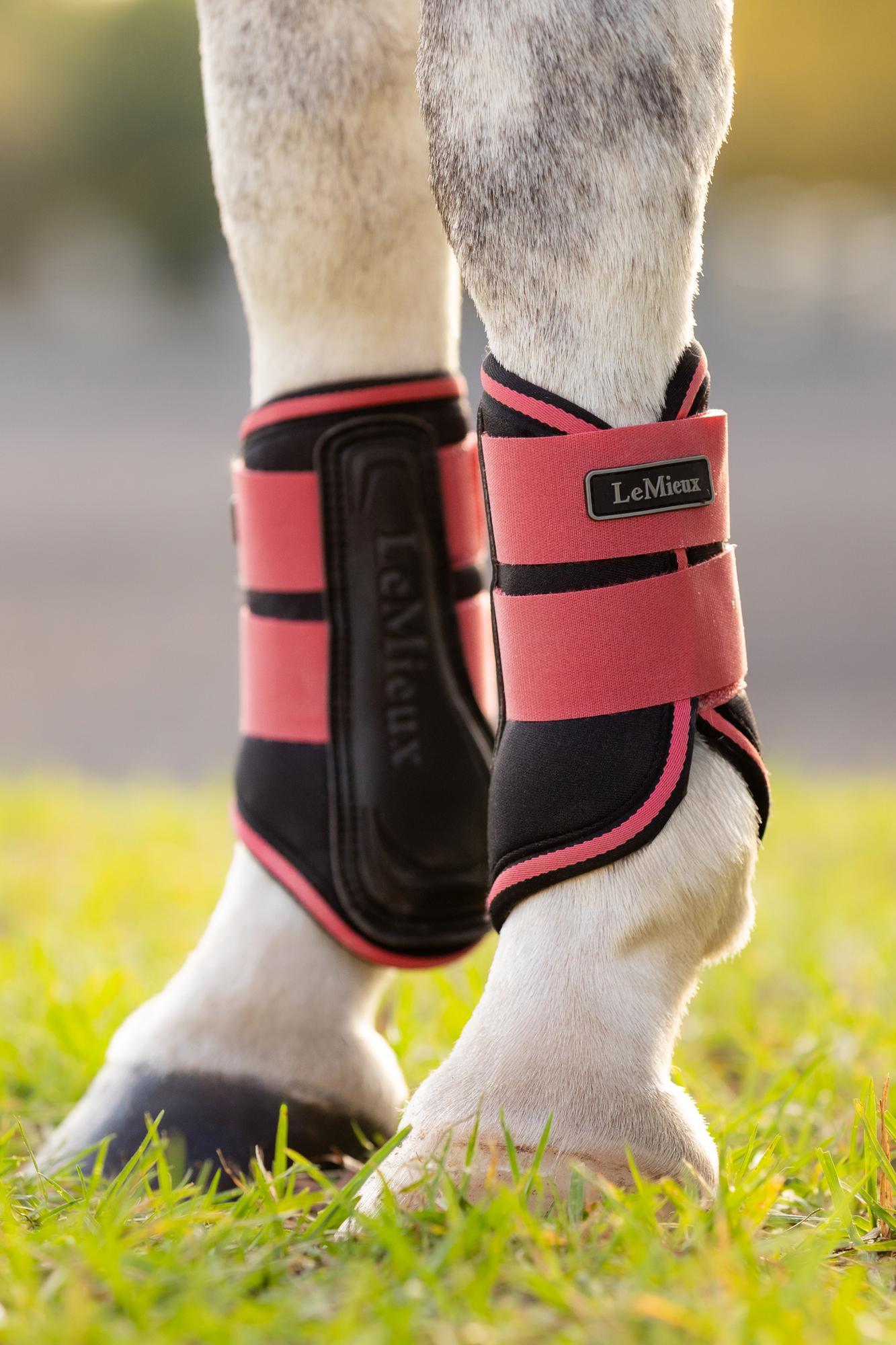 LeMieux Mini Grafter Brushing Boots Cranberry