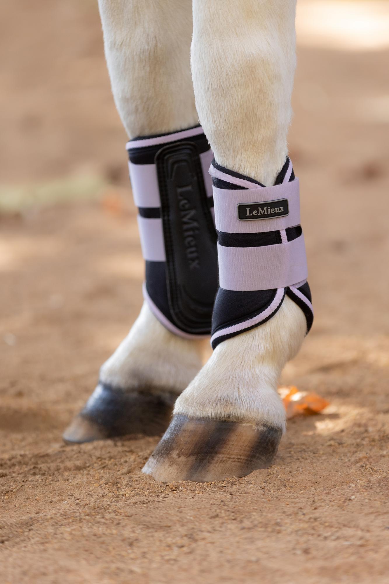 LeMieux Mini Grafter Brushing Boots Lilac