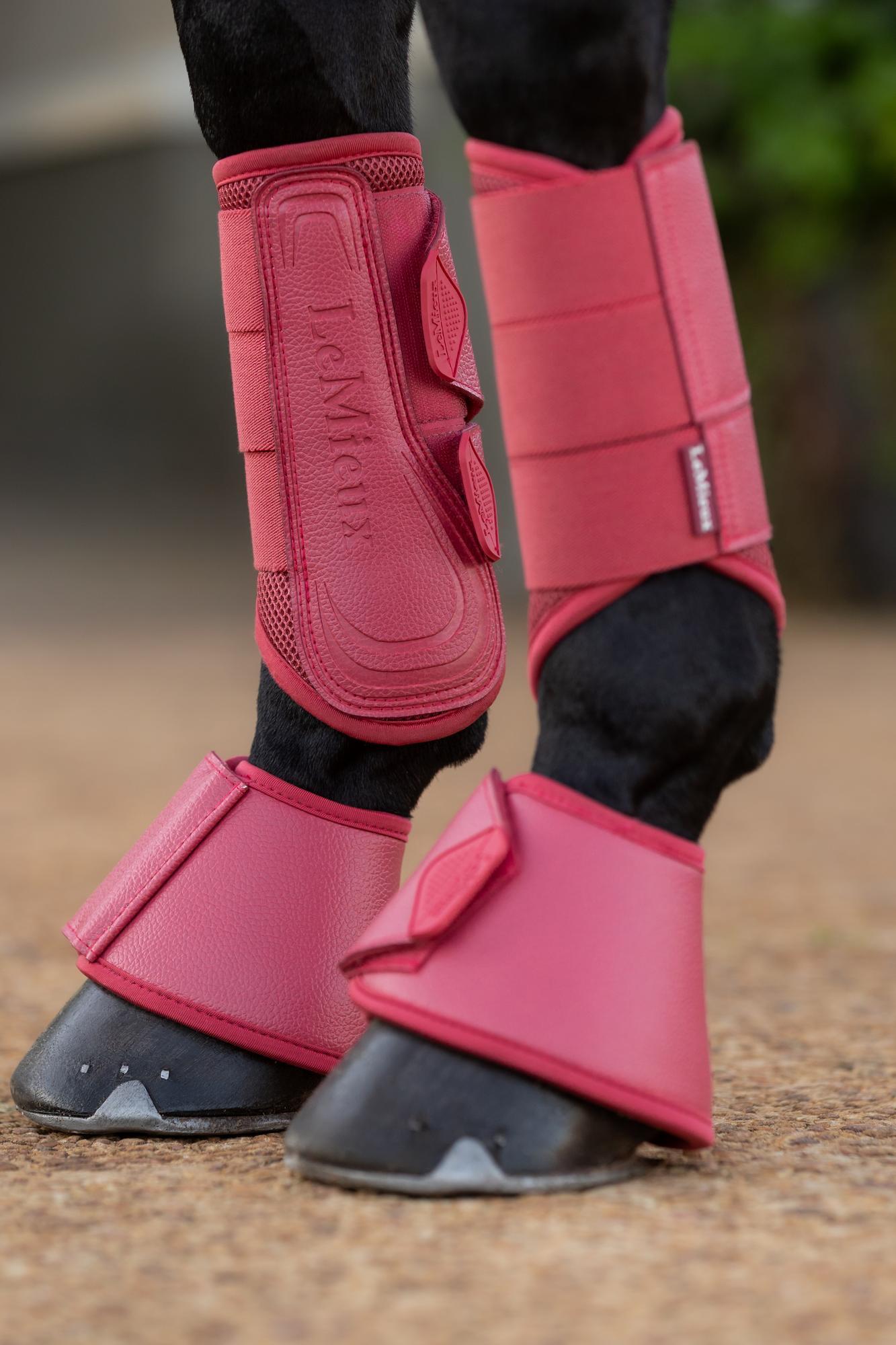 LeMieux Arika Over Reach Boots Cranberry