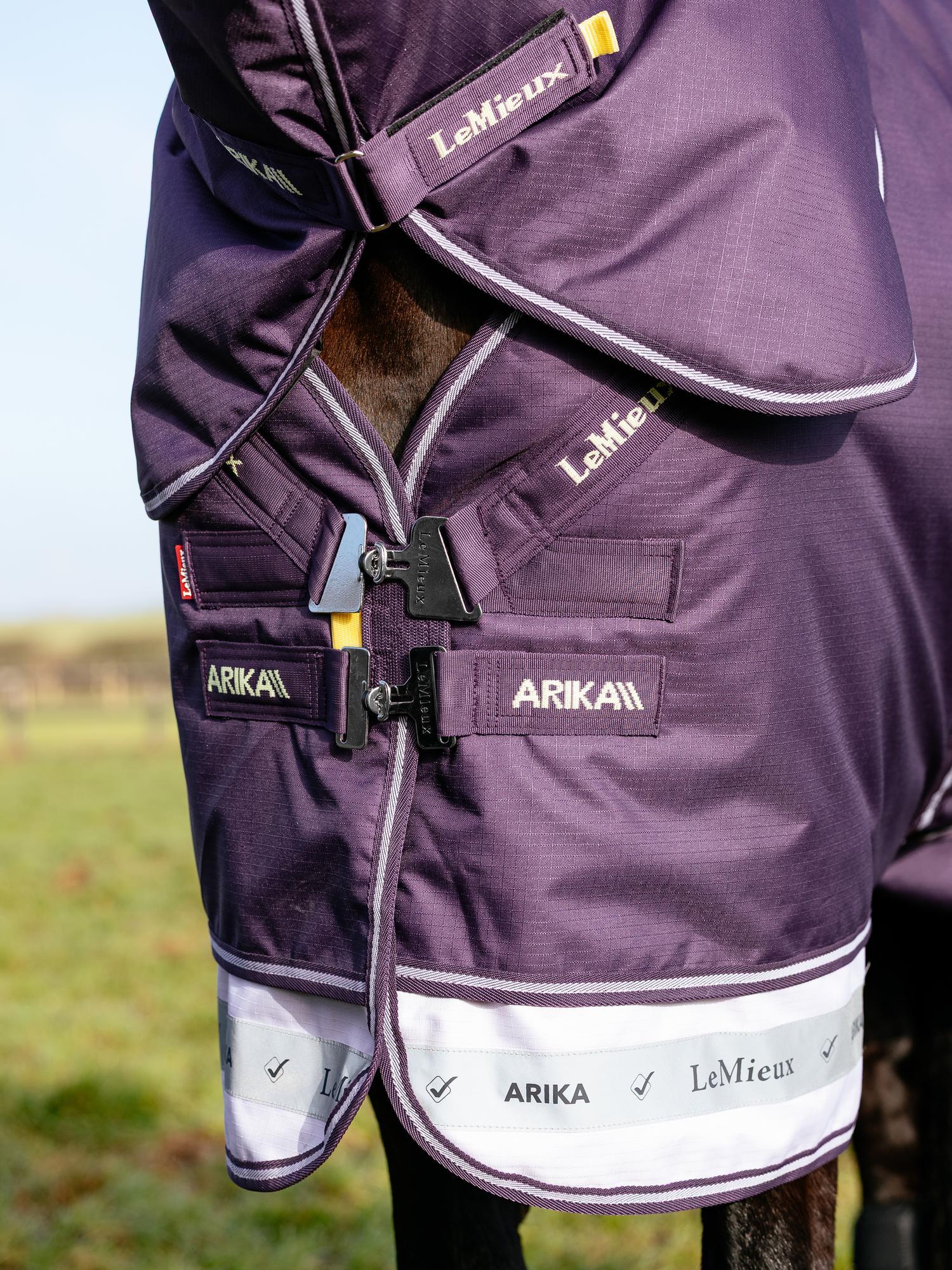 LeMieux Arika Ripstop 0g Turnout Rug Juniper
