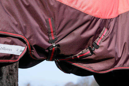 LeMieux Arika Ripstop 0g Turnout Rug Cranberry
