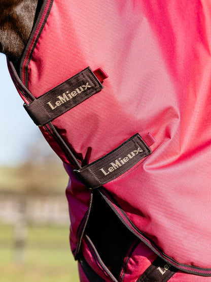 LeMieux Arika Ripstop 0g Turnout Rug Cranberry
