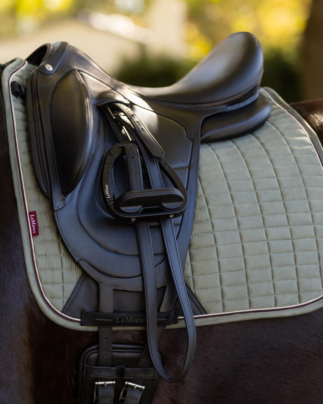 LeMieux Suede Dressage Square Rosemary