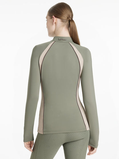 LEMIEUX PHILIPPA MESH BASE LAYER ROSEMARY - Equestrian Performance Top with UV Protection & Breathable Design