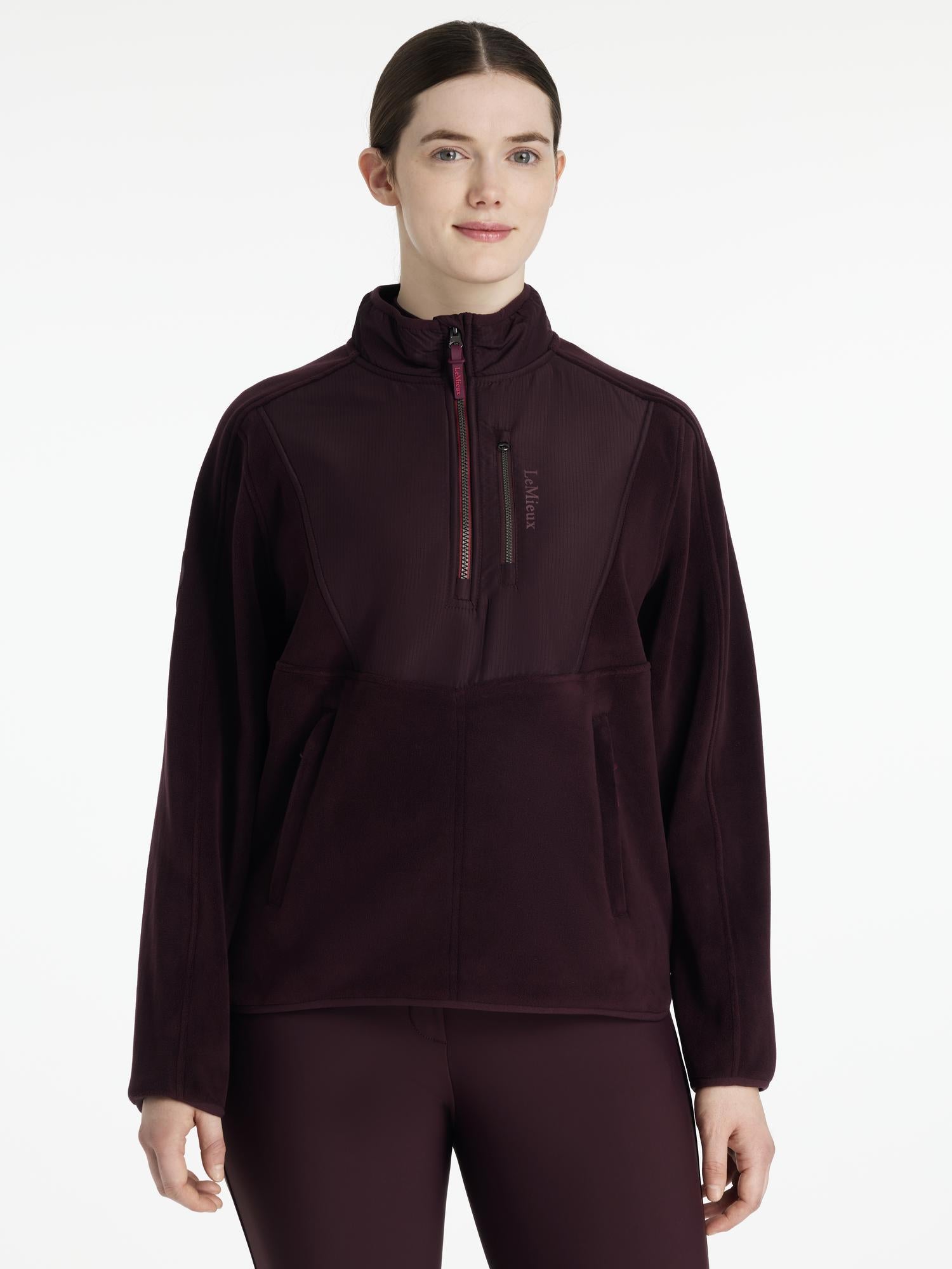 LeMieux Clara Hybrid Fleece Damson