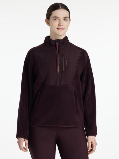 LeMieux Clara Hybrid Fleece Damson