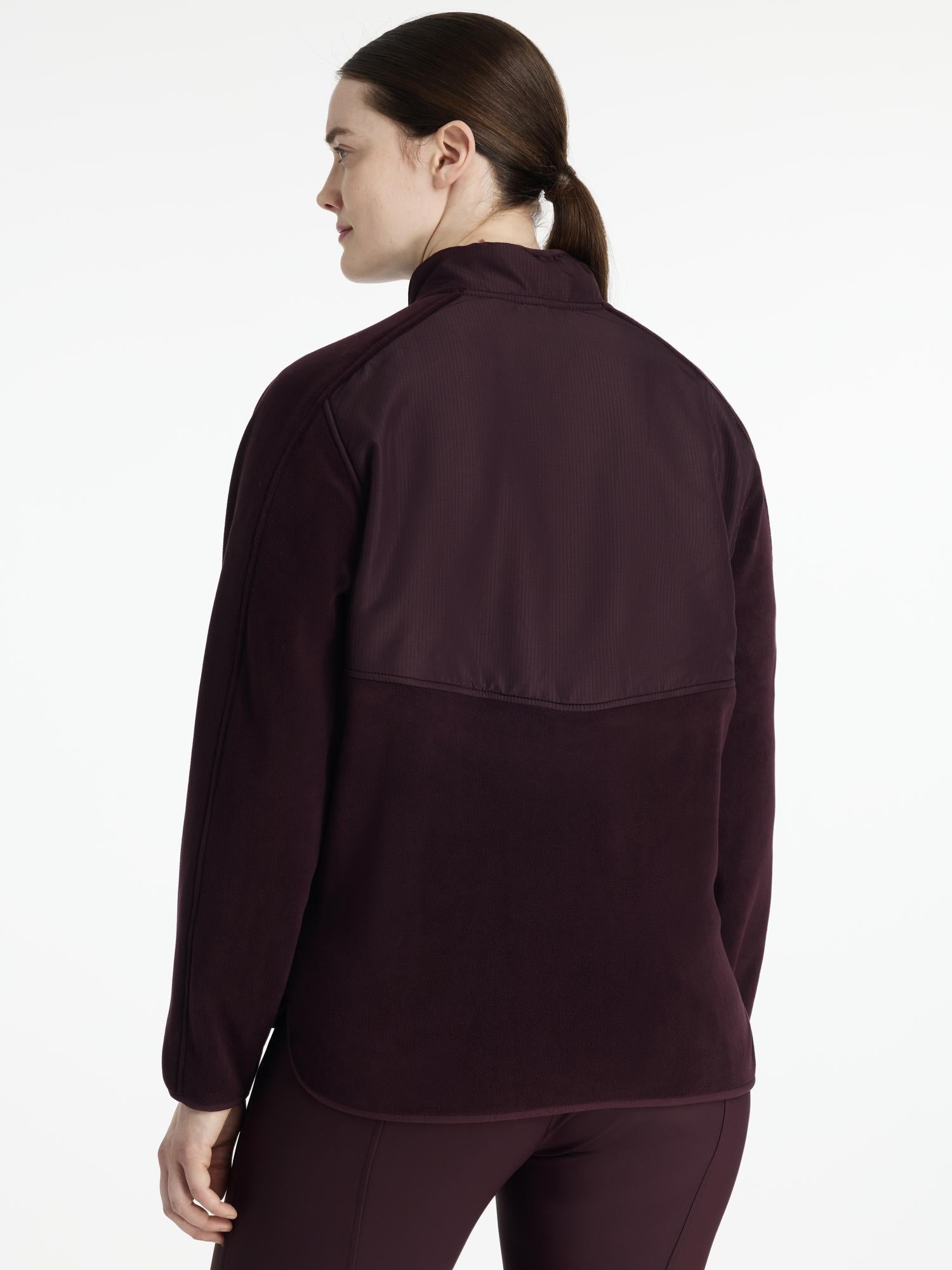 LeMieux Clara Hybrid Fleece Damson