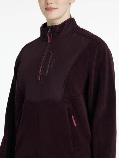 LeMieux Clara Hybrid Fleece Damson