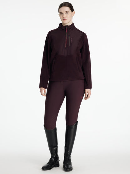 LeMieux Clara Hybrid Fleece Damson