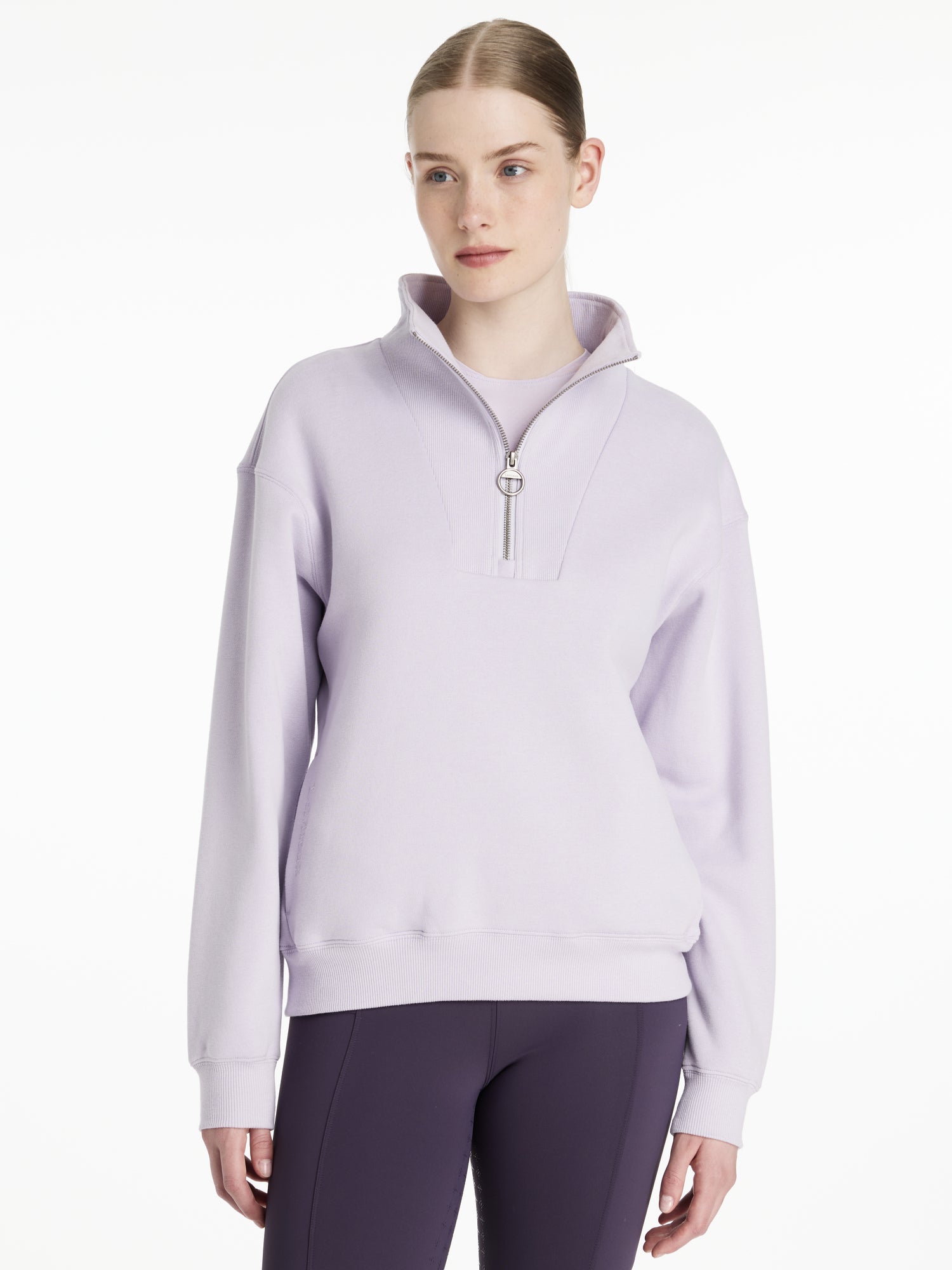 LeMieux Keira Quarter Zip Sweat Lilac