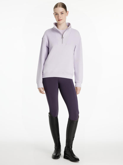 LeMieux Keira Quarter Zip Sweatshirt Lilac - Stylish Riding Apparel
