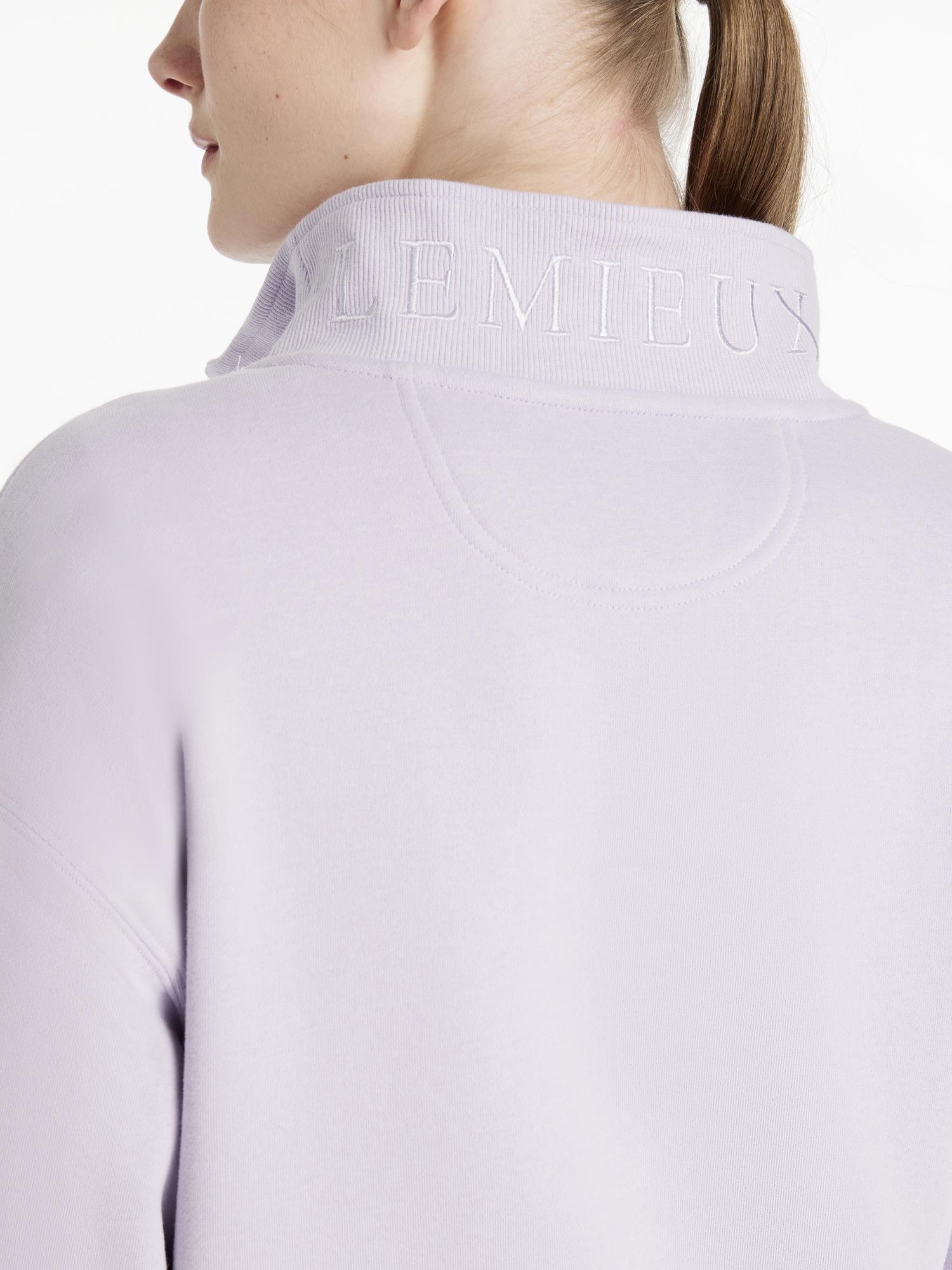 LeMieux Keira Lilac Quarter Zip Sweatshirt | Equiflair Equestrian Apparel