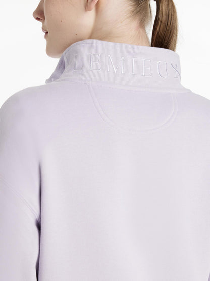 LeMieux Keira Lilac Quarter Zip Sweatshirt | Equiflair Equestrian Apparel