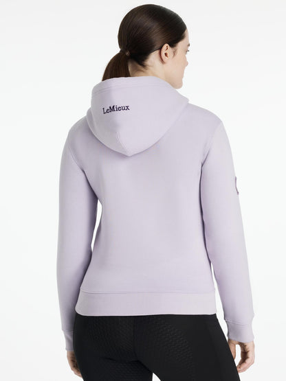 LEMIEUX ELSPETH HOODIE LILAC Back View | Women's Equestrian Clothing