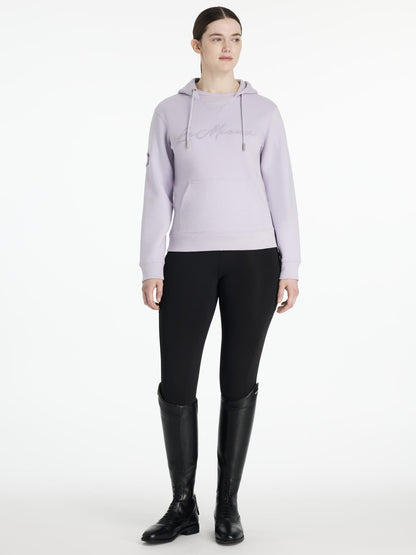 LeMieux Elspeth Lilac Hoodie for Equestrian Style: Comfortable and Stylish Riding Apparel.