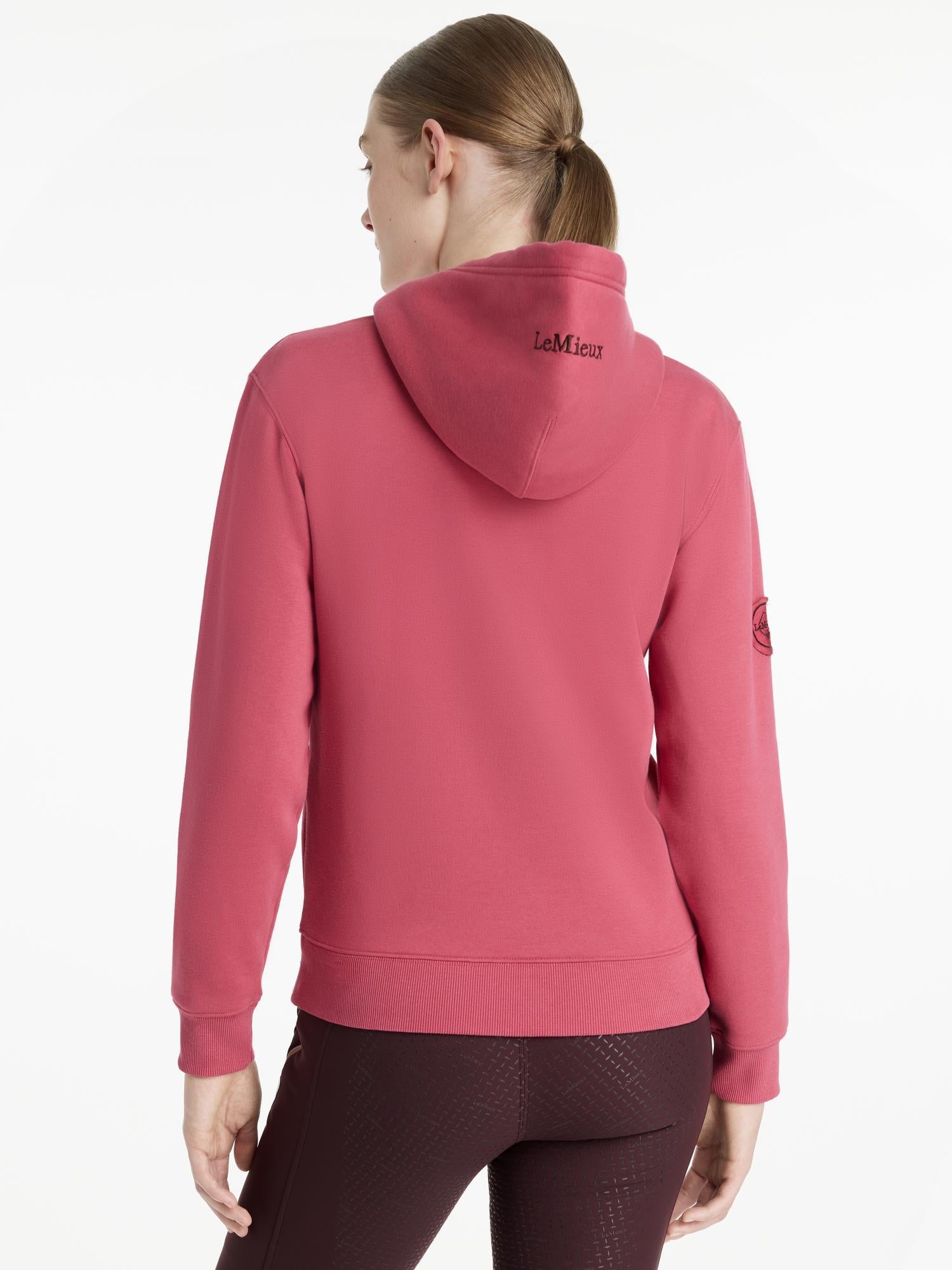 LeMieux Elspeth Cranberry Hoodie - Equestrian Hooded Sweatshirt