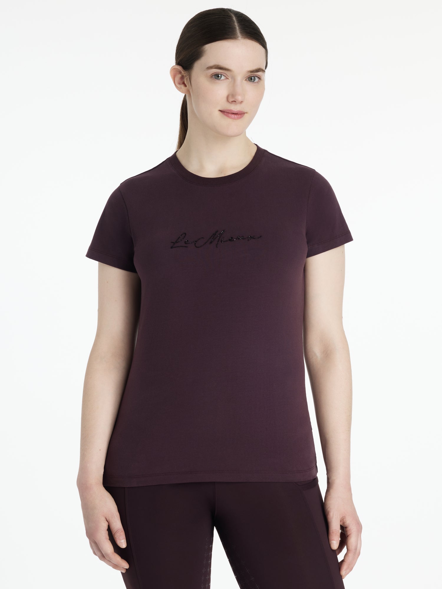 LeMieux Classique Sparkle T-shirt Damson