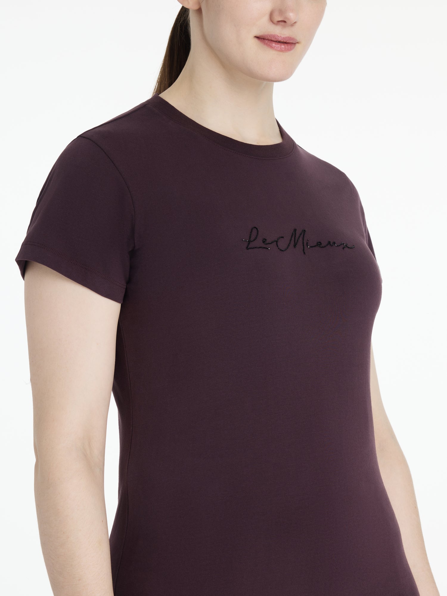 Lemieux Classique Sparkle Damson T-Shirt for Equestrian Riding