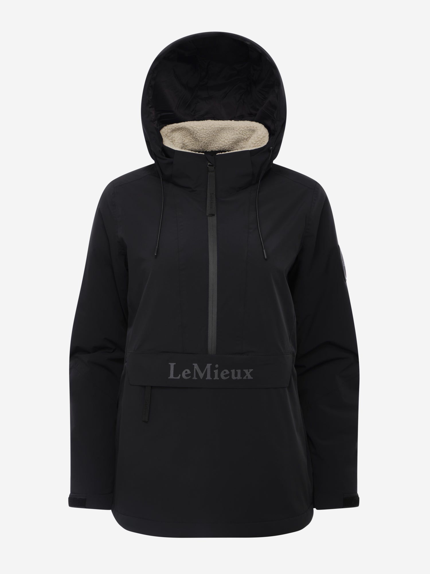 LeMieux Phoebe Half Zip Waterproof Anorak Black