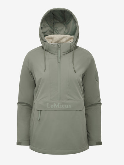Lemieux Phoebe Waterproof Anorak Rosemary: Women's Half Zip Jacket | Equestrian Style