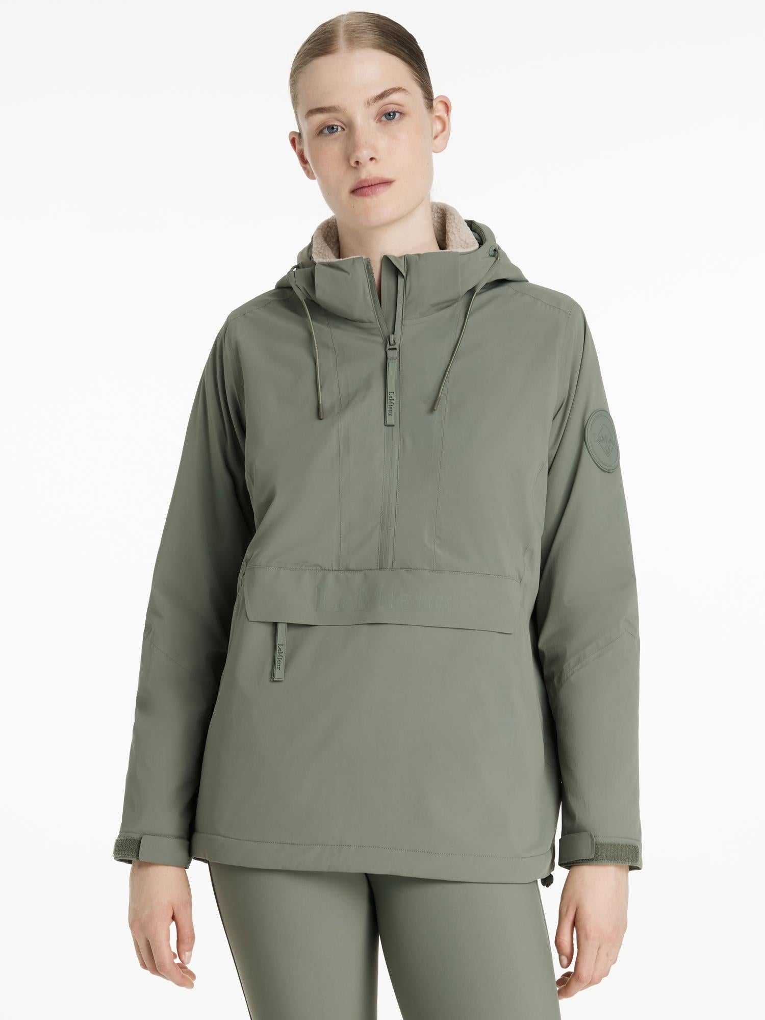 LeMieux Phoebe Half Zip Waterproof Anorak Rosemary
