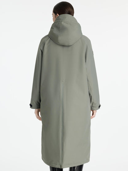 LeMieux Hydroshield Rosemary Waterproof Riding Robe: Oversized, Hooded Rain Parka with Storm Cuffs