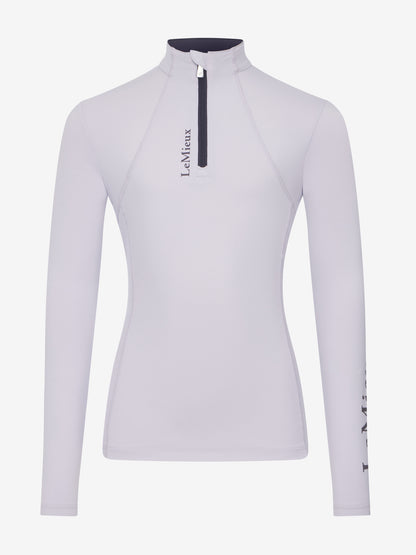 Lemieux Young Rider Classique Base Layer in Lilac - UV Protection, Sweat-Wicking, Equestrian Apparel