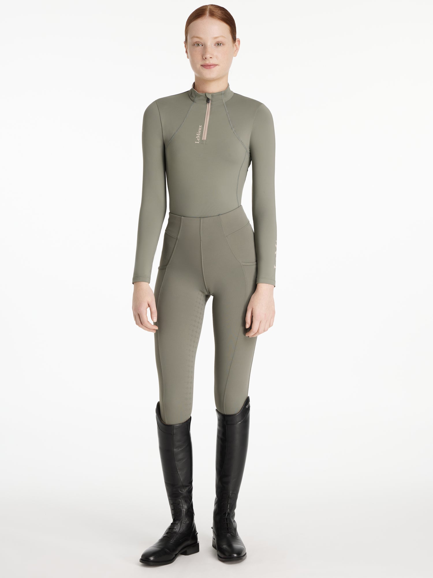 LEMIEUX YOUNG RIDER CLASSIQUE BASE LAYER ROSEMARY: Equestrian riding apparel, base layer, horse riding, kids equestrian clothing