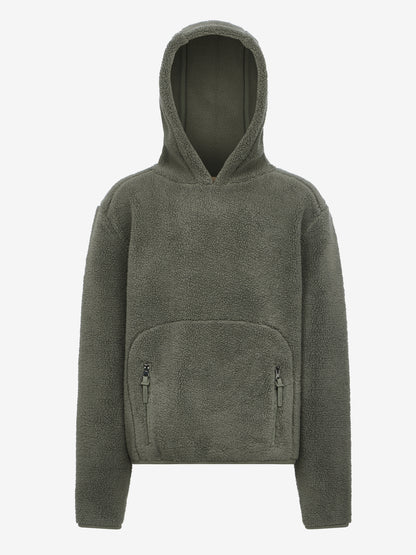 Lemieux Young Rider Avalon Rosemary Fleece Hoodie | Kids Equestrian Warm Sherpa Pullover Jacket | Equiflair