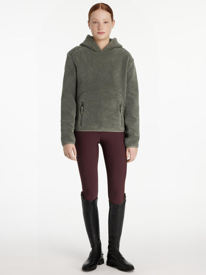 LEMIEUX Young Rider Avalon Hoodie Rosemary - Sherpa Fleece Equestrian Warmth