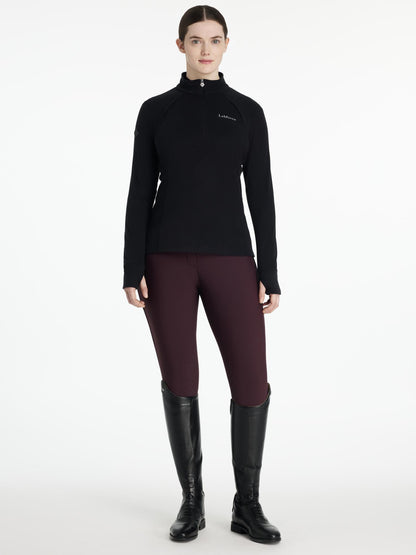 LEMIEUX FRANCES Quarter Zip Fleece Black | Women's Equestrian Riding Apparel