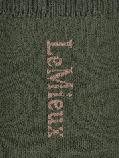 LeMieux Competition Socks - Rosemary. Lightweight riding socks for equestrian sports. Enhanced boot fit and comfort.