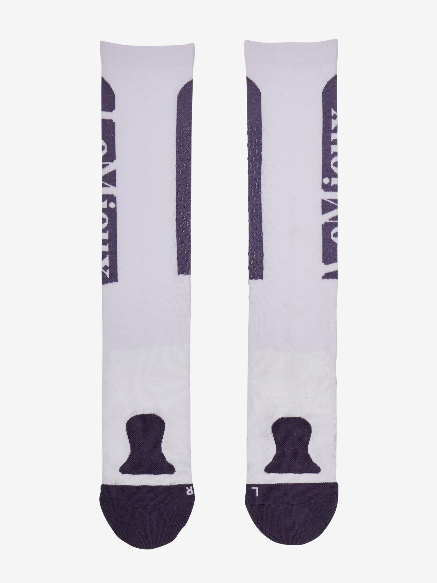 LeMieux Silicone Riding Socks - Lilac: Equestrian Comfort & Grip